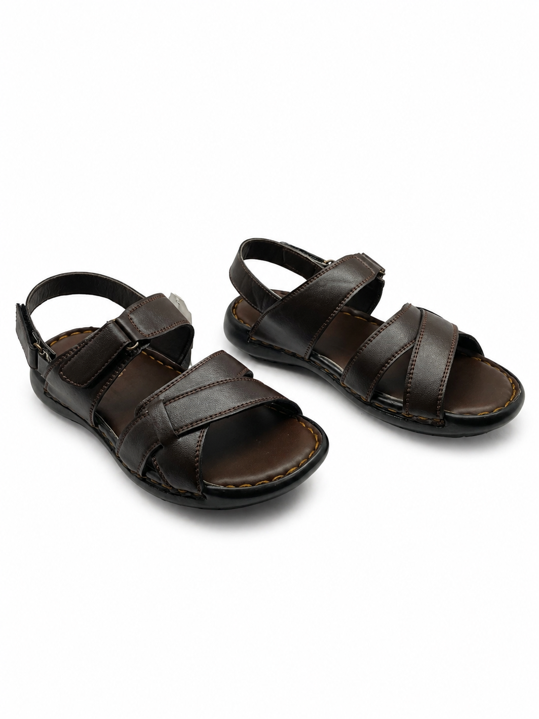 Brown Sandal for Men Multi Strap Comfortable Casual Summer Wear Pakistan