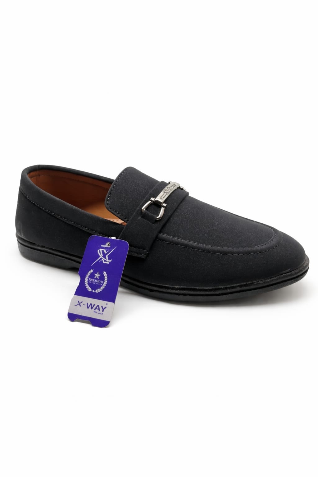 Black Formal Loafers for Men Slip On Shoes with Metal Bit Comfortable Casual Office Wear Pakistan - Image 4