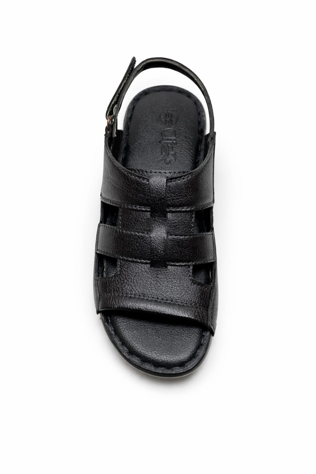 Black Closed Toe Strap Sandals for Men Comfortable Fisherman Style Sandals Pakistan - Image 3