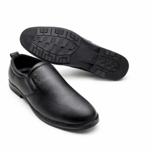 Black Formal Slip-On Shoes for Men Classic Office Wear Comfortable Dress Shoes Pakistan