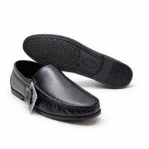 Black Casual Loafers for Men Comfortable Slip-On Shoes Everyday Wear Pakistan