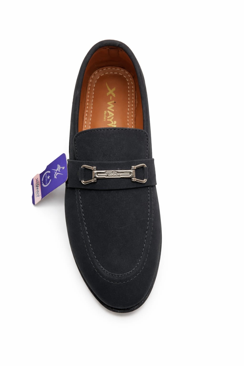 Black Formal Loafers for Men Slip On Shoes with Metal Bit Comfortable Casual Office Wear Pakistan - Image 5