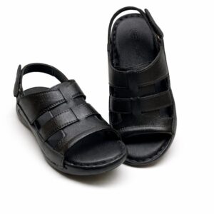 Black Closed Toe Strap Sandals for Men Comfortable Fisherman Style Sandals Pakistan