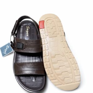 Brown Leather Sandals for Men Back Strap Comfortable Casual Sandals Pakistan